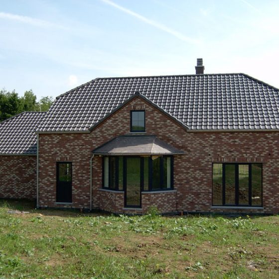 Nouvelle construction d'une maison moderne